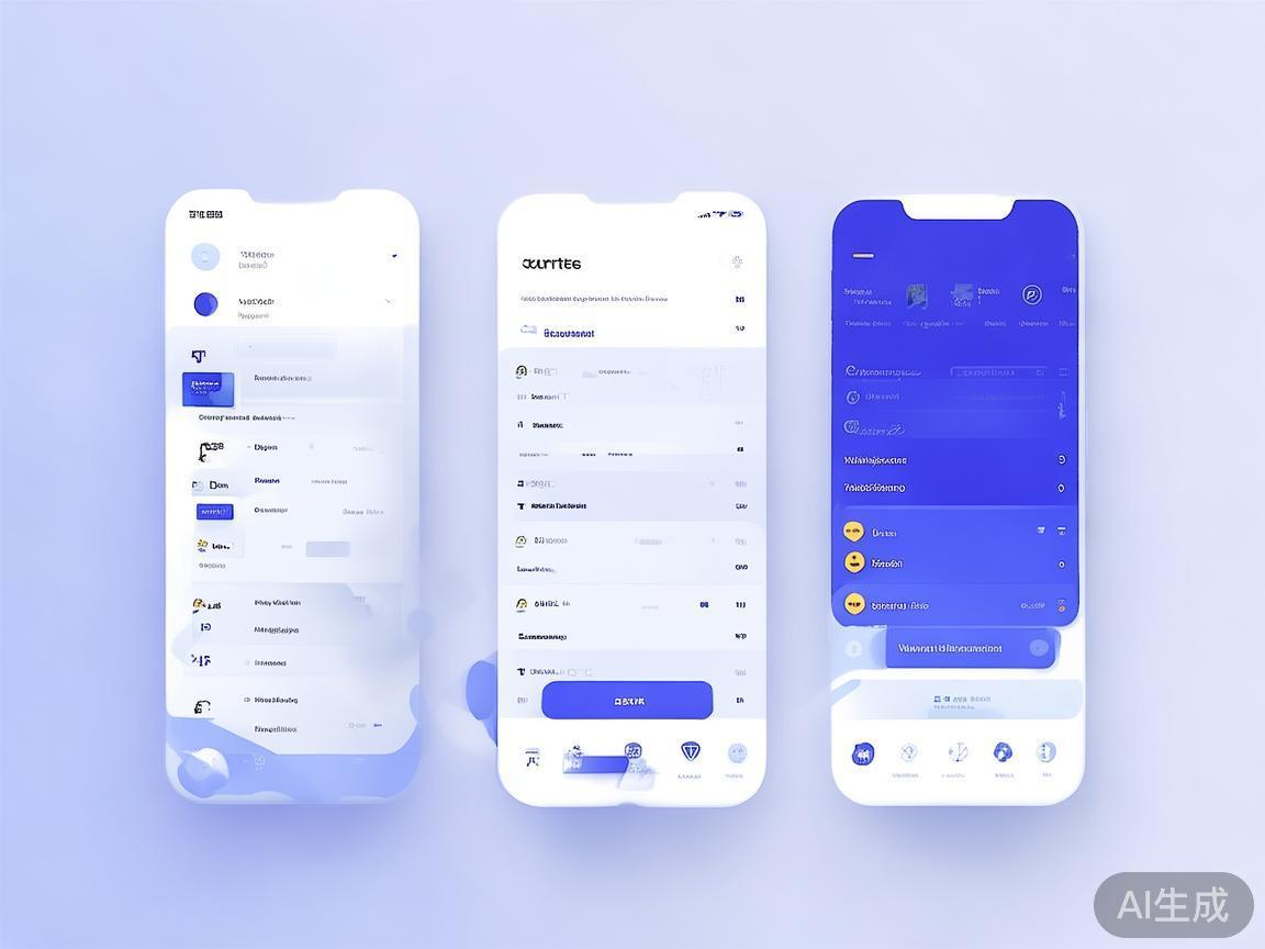 手机客户端的界面设计趋向简洁直观，适合在移动状态下